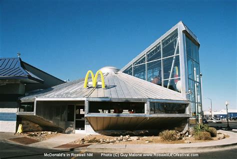 Roswell, NM. Spaceship McDonald's