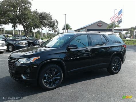 2019 Mosaic Black Metallic Chevrolet Traverse RS #130341712 | GTCarLot.com - Car Color Galleries