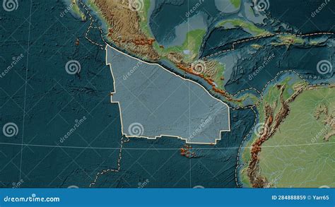 Volcanoes Around the Cocos Plate. Wiki Map Stock Illustration - Illustration of cocos, vector ...