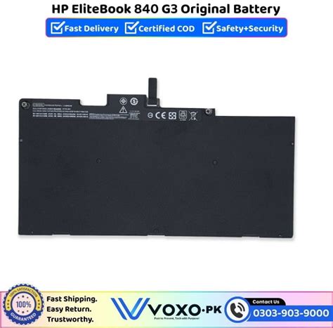 HP EliteBook 840 G3 Original Battery Price In Pakistan | 2024 QC ...