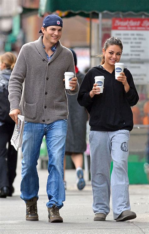 MILA KUNIS and Ashton Kutcher Out and About in New York – HawtCelebs