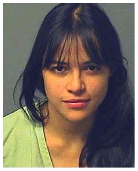 Former 'Lost' star Michelle Rodriguez was booked into a Los Angeles County jail in December 2007 ...