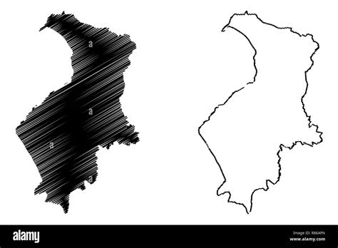 Hatay (Provinces of the Republic of Turkey) map vector illustration ...