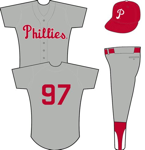 Philadelphia Phillies Road Uniform - National League (NL) - Chris ...