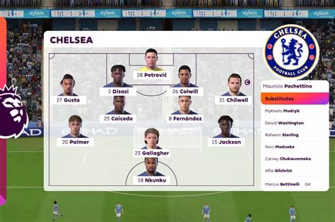 Manchester City vs Chelsea simulated to predict Premier League clash ...