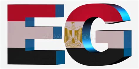 3d Country Short Code Letters - Egypt Stock Illustration - Illustration of digital, text: 127400930