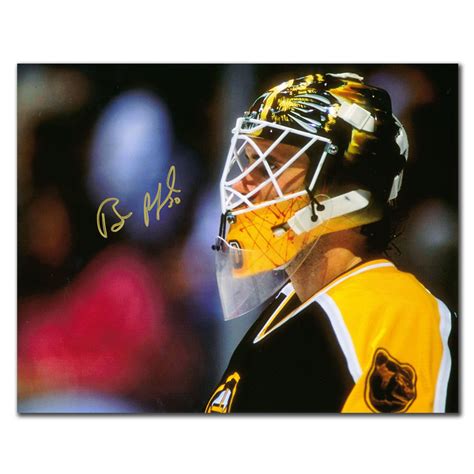 Bill Ranford Boston Bruins CLOSE UP Autographed 8x10 - NHL Auctions