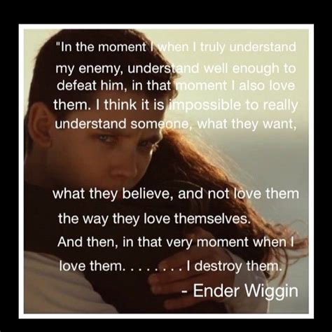 Ender wiggin quote | Ender's Game | Pinterest | Game and Quotes