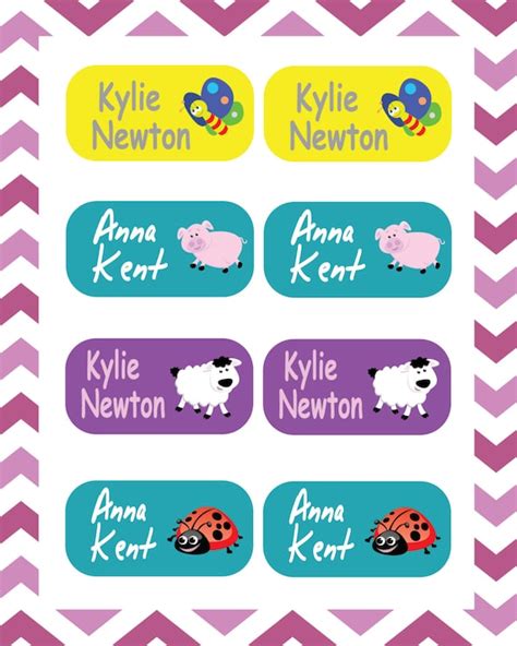 Daycare Labels Kids labels Personalized name stickers 120 | Etsy