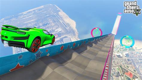 LARGEST MEGA RAMP GTA-5! AMAZING MEGA RAMP GTA-5! - YouTube