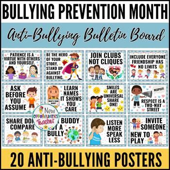 National Bullying Prevention Month Activities and Bulletin Board BUNDLE