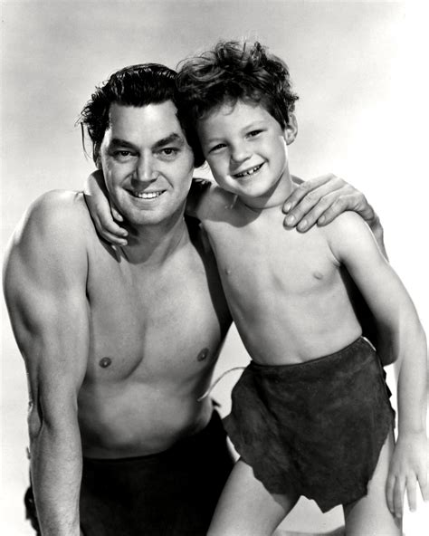 JOHNNY WEISSMULLER & JOHNNY SHEFFIELD "TARZAN FINDS A SON" - 8X10 PHOTO ...