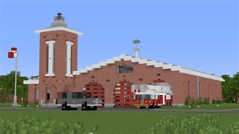 Traditional Fire Station Minecraft Map