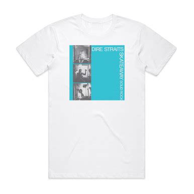 Dire Straits Skateaway Album Cover T-Shirt White