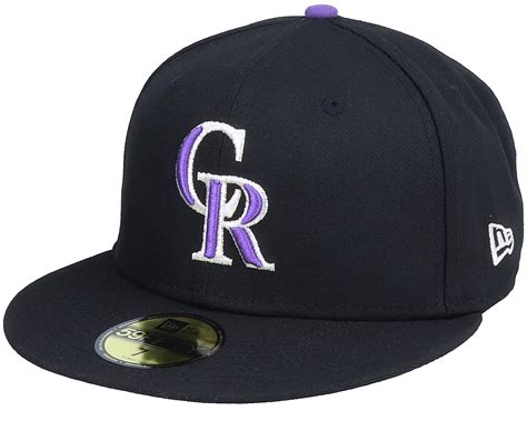 Colorado Rockies Authentic On-Field 59Fifty Black Fitted - New Era cap ...