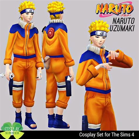 Naruto Uzumaki | Sims 4 anime, Sims 4, Sims