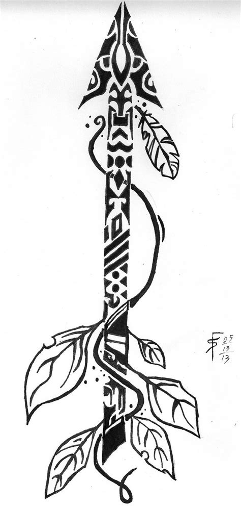 Native American Arrow Drawing at GetDrawings | Free download