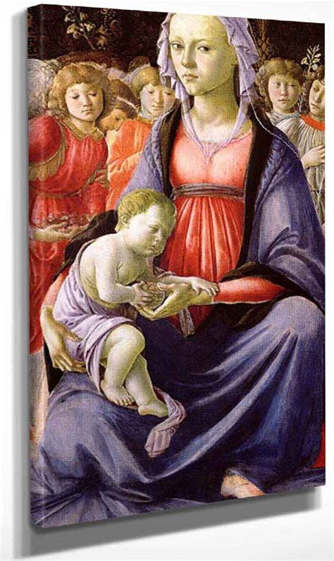 Madonna And Child With Five Angels By Sandro Botticelli Print or Painting Reproduction