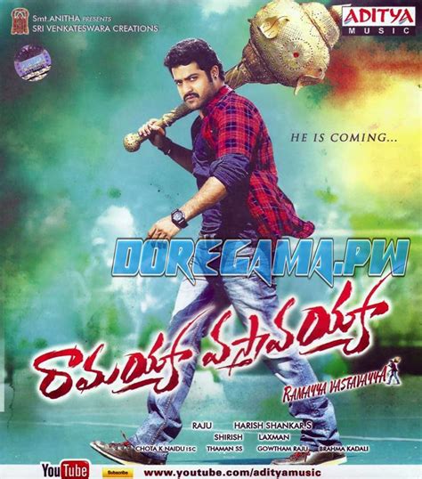 Ramayya Vasthavayya Songs [2013] NTR RV Telugu Mp3 Songs Free Download