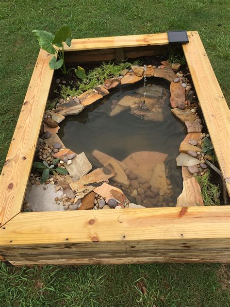 Our new DIY above ground pond for Bella the turtle! | Diy pond, Turtle pond, Ponds backyard