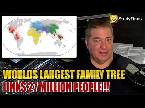 Scientists create world's biggest family tree linking 27 million people!