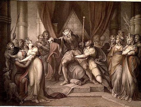 King Lear Banishing Cordelia (John Boydell, 1803). | Shakespeare painting, King lear, Theater ...