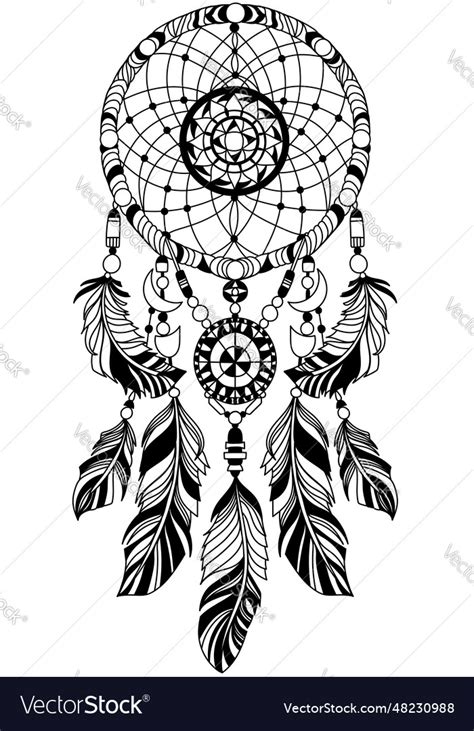 Traditional Dreamcatcher Tattoo Design