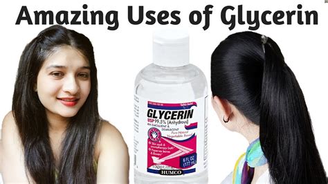 7 Amazing uses of Glycerin for Skin & Hair | How to Use Glycerin on Face & Hair | AVNI - YouTube