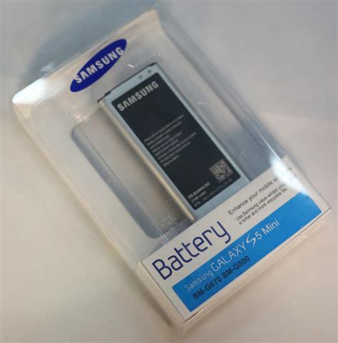 New Genuine battery for Samsung Galaxy S5 Mini EB-BG800CBE 2100mAh 3 ...