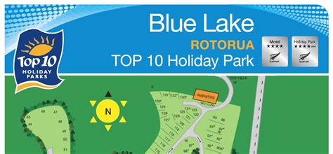 Park Map | Blue Lake TOP 10 Holiday Park | Rotorua Holiday Park Accommodation