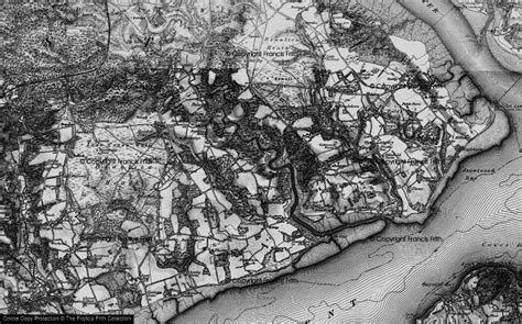 Historic Ordnance Survey Map of Bucklers Hard, 1895