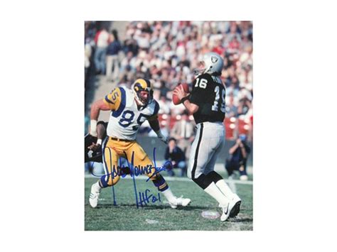 Jack Youngblood Signed 8x10, HOF