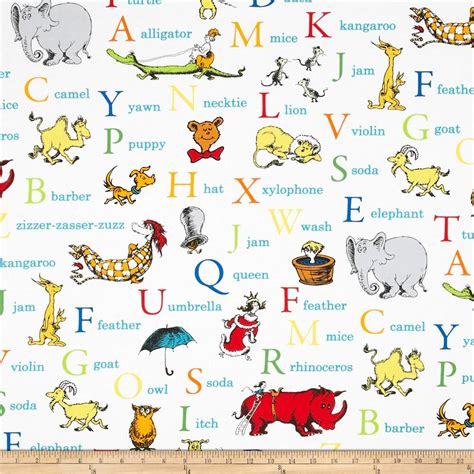 abc dr seuss characters - Clip Art Library