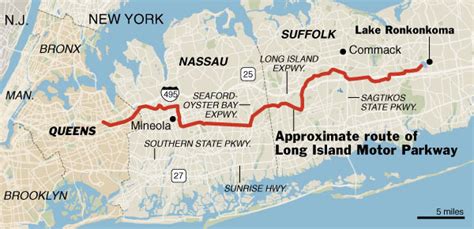 The New York Times > Automobiles > Image > Approximate Route of Long ...