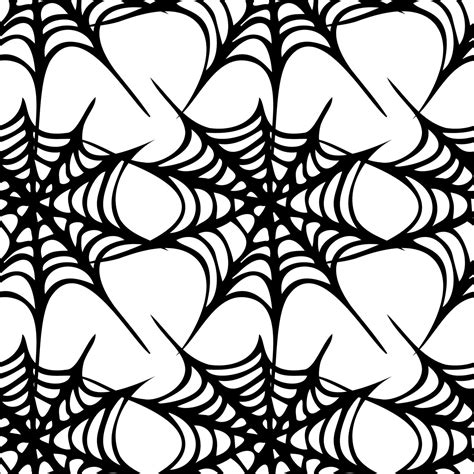 Spider web seamless pattern 10252071 Vector Art at Vecteezy