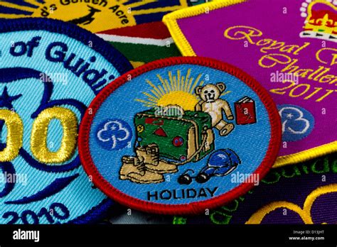 Girlguiding badges hi-res stock photography and images - Alamy