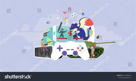 Video Game Tiny People Character Concept Stock Vector (Royalty Free) 1160394022 | Shutterstock