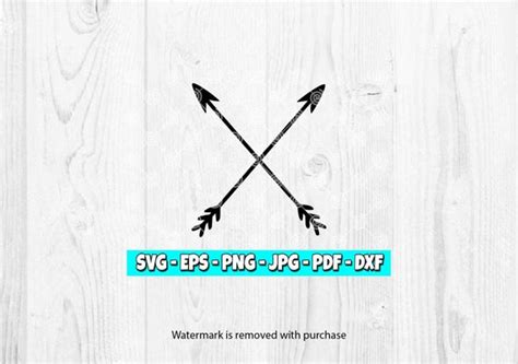 Arrows Crossed SVG Cross Svg Arrow Svg Crossed Arrows | Etsy