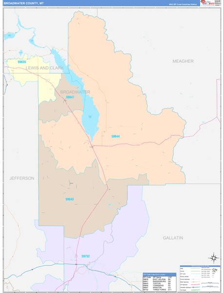 Maps of Broadwater County Montana - marketmaps.com