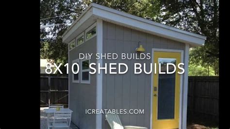 Build a reloading workbench : Building plans for 8x10 shed