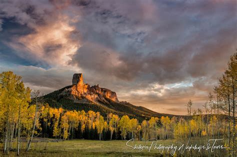 Chimney Rock at Sunset - Shetzers Photography