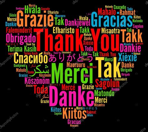 Thank You In Different Languages Poster