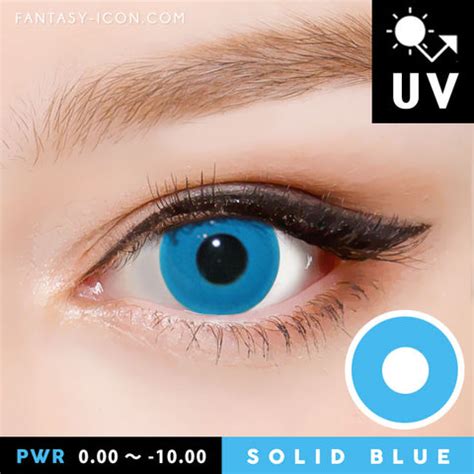 Halloween Blue Contacts Cosplay Solid Lenses | Prescription – fantasy-icon