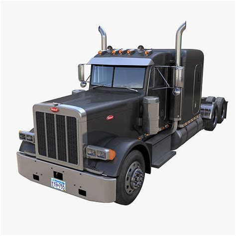 3D model Peterbilt 379 custom cab truck VR / AR / low-poly | CGTrader