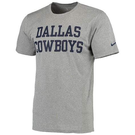 Nike Dallas Cowboys Gray Legend Coaches Performance T-Shirt