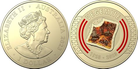 2023 Six Coin Uncirculated Year Set - Centenary of Vegemite Coloured ...