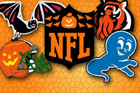 I logo NFL per Halloween - Huddle Magazine