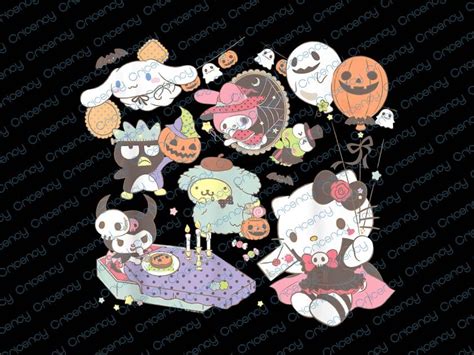 Sanrio Characters Party Halloween Happy Halloween PNG, Pumpkin PNG ...