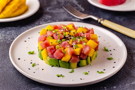 Ceviche de Atún con Mango | Recepedia