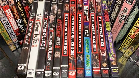 Updated WWE Extreme Rules PPV DVD Collection Review (2020) - YouTube